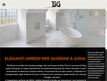 Tablet Screenshot of bgstonesrl.com